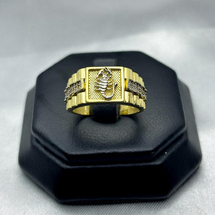 #AC10109 - Anillo De Alacrán De Oro 10k - H07/4.6