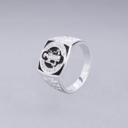 #AC117 - Anillo De San Benito De Caballero De Plata - B12/7.6