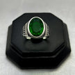 #AC124 - Anillo Caballero Con Piedra Zirconia Plata - C23/5.6