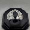 #AC129 - Anillo Caballero Herradura De Caballo Piedra Zirconia Plata - A09/7.7