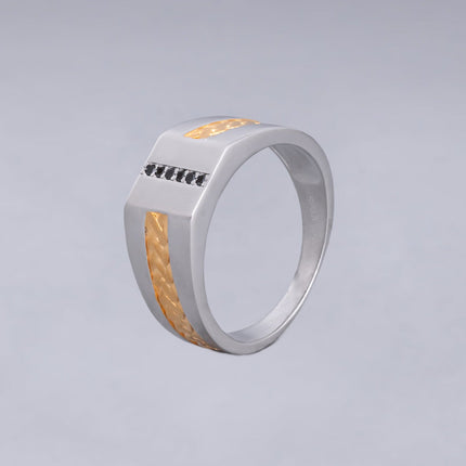 #AC160 - Anillo De Caballero De Plata - B11/6.1