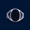 #AC164 - Anillo De Plata Para Caballero - B12/6.7
