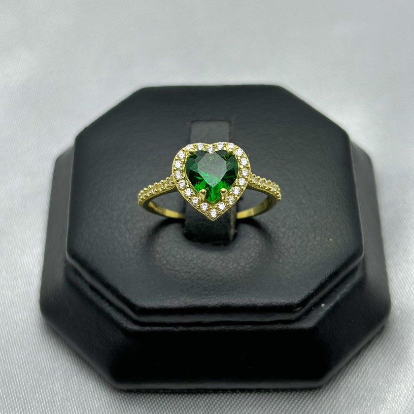 #AD10103 - Anillo Corazón De Oro 10k - H09/2.0