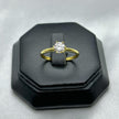 #AD10107 - Anillo Compromiso/Matrimonio De Oro 10k - J07/1.6