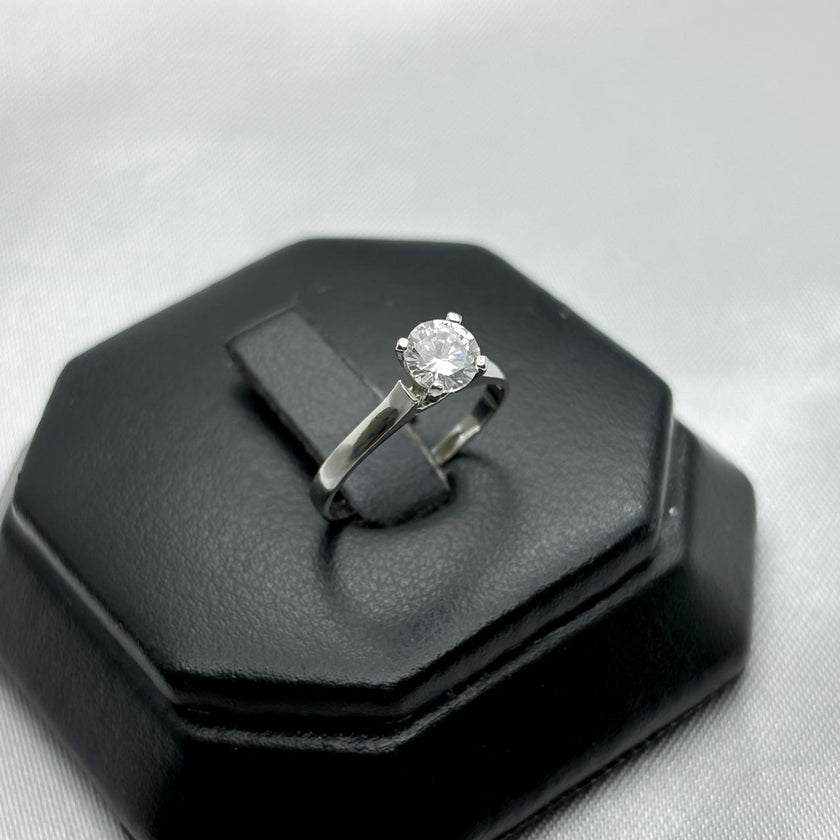 #AD10109 - Anillo Compromiso/Matrimonio De Oro 10k - H07/1.1