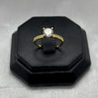 #AD10122 - Anillo Anillo Solitario Con Piedra Zirconia Oro 10K - H01/1.7