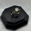 #AD10130 - Anillo Solitario Piedra Zirconia Oro 10K - I01/2.1