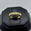 #AD10141 - Anillo Media Churumbela Piedra Zirconia Oro 10K - I05/1.6