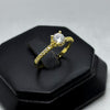 #AD10146 - Anillo Solitario Piedra Zirconia Oro 10K - I04/1.7