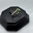 #AD10149 - Anillo Corazón Solitario Piedra Zirconia Oro 10K - I04/1.1