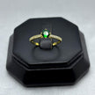 #AD10149 - Anillo Corazón Solitario Piedra Zirconia Oro 10K - I04/1.1