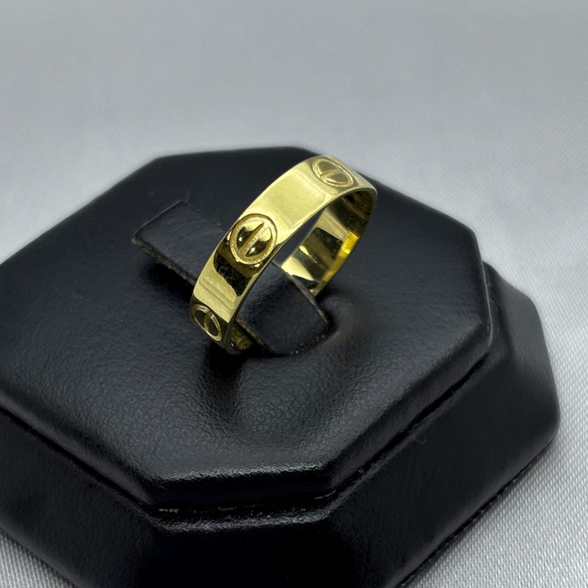 #AD10150 - Anillo Tipo Cartier Oro 10K - I04/2.4