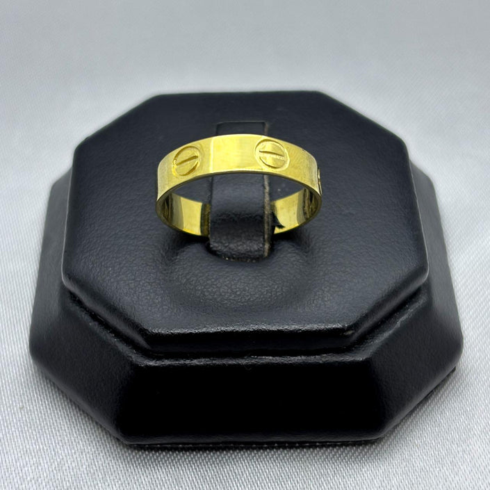 #AD10150 - Anillo Tipo Cartier Oro 10K - I04/2.4