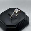 #AD10152 - Anillo Solitario Piedra Zirconia Oro 10K - I04/1.6