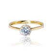#AD10175 - Anillo Solitario Compromiso Oro 10k - I04/1.2