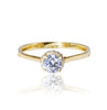 #AD10175 - Anillo Solitario Compromiso Oro 10k - I04/1.2