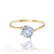 #AD10174 - Anillo Solitario Compromiso 0ro 10k - I04/1.8