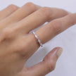#AD118 - Anillo Churumbela De Ojo Turco Con Zirconia Plata - B08/1.8