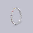#AD118 - Anillo Churumbela De Ojo Turco Con Zirconia Plata - B08/1.8