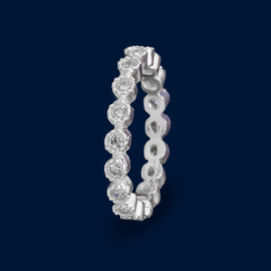 #AD129 - Anillo Churumbela Con Piedra Zirconia Plata - A13/2.7