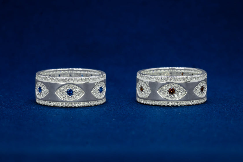 #AD136 - Anillo/Argolla De Ojo Turco - PU5.4