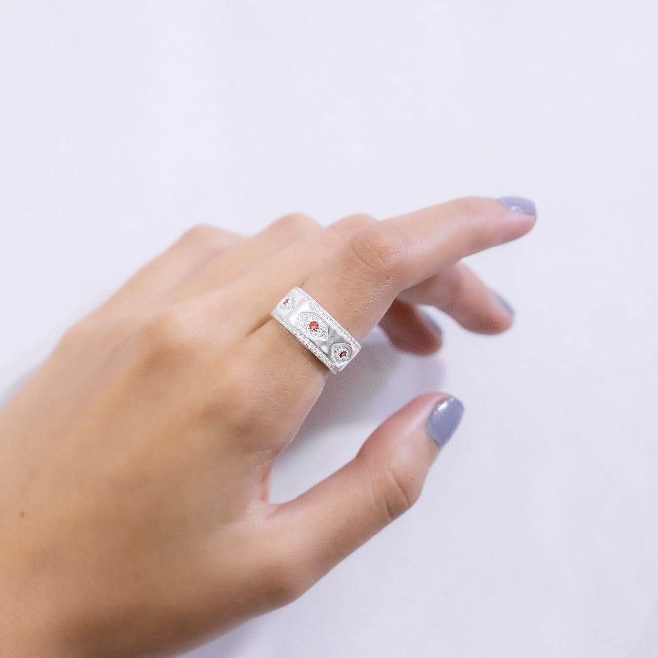 #AD136 - Anillo/Argolla De Ojo Turco - C14/5.4