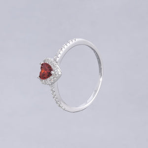 #AD149 - Anillo Corazón Plata - B18/2.2