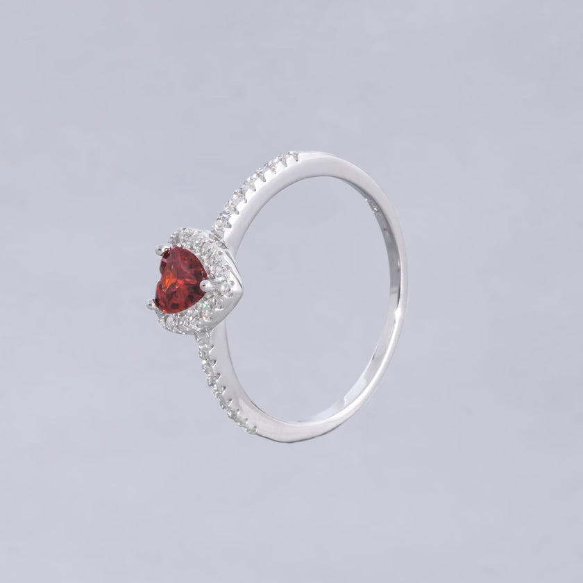 #AD149 - Anillo Corazón Plata - C14/2.1