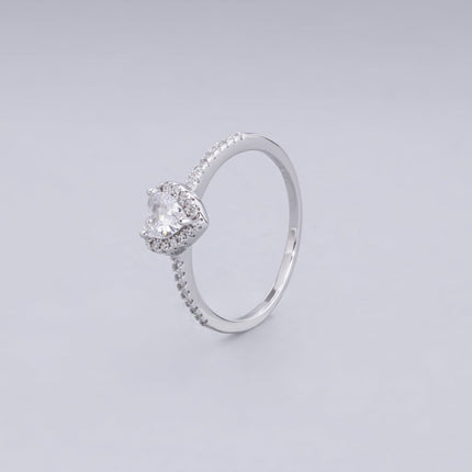 #AD149 - Anillo Corazón Plata - C14/2.1