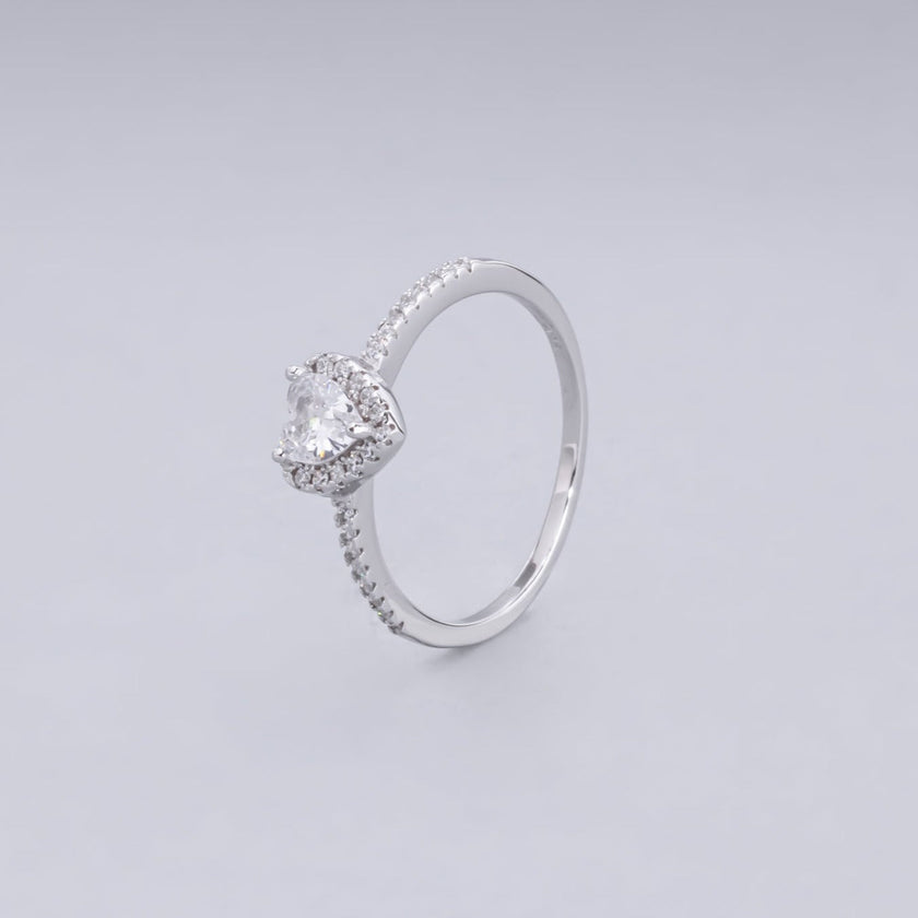 #AD149 - Anillo Corazón Plata - C14/2.1