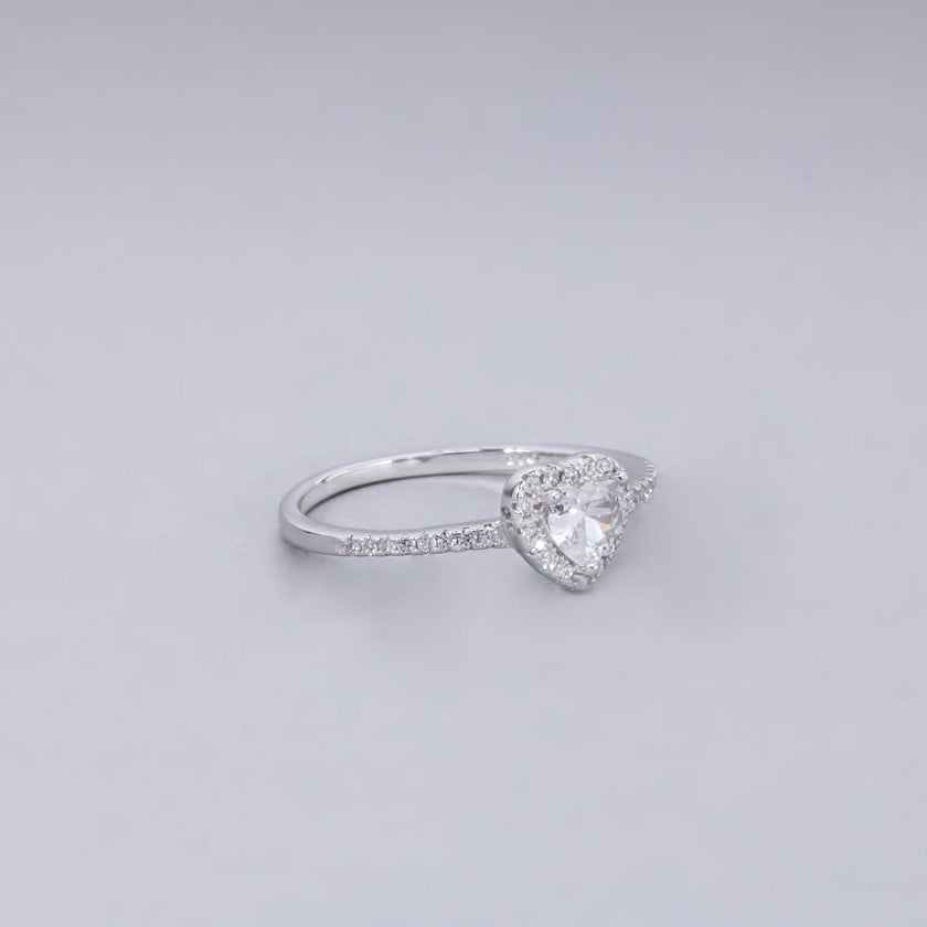 #AD149 - Anillo Corazón Plata - C14/2.1