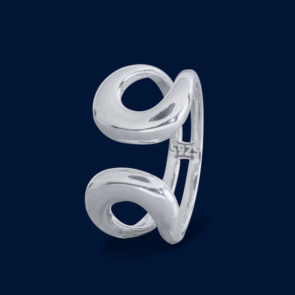 #AD229 - Anillo Ajustable Plata - C25/3.9