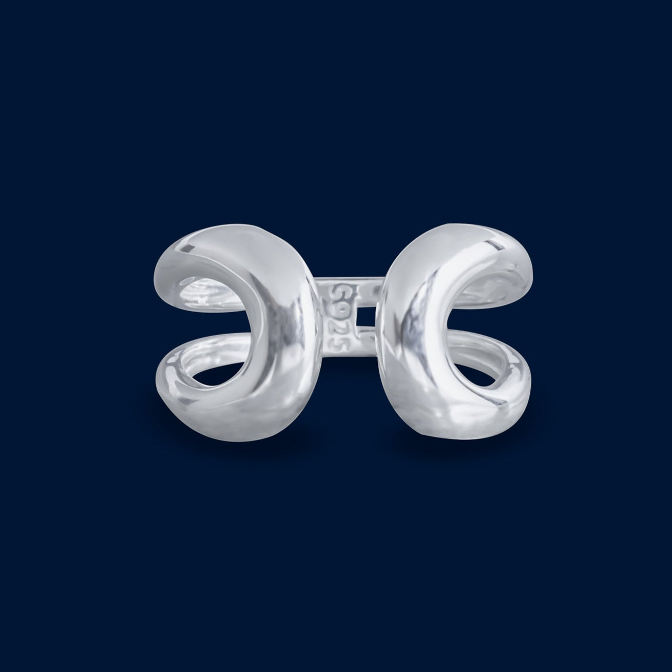 #AD229 - Anillo Ajustable Plata - IP3.9