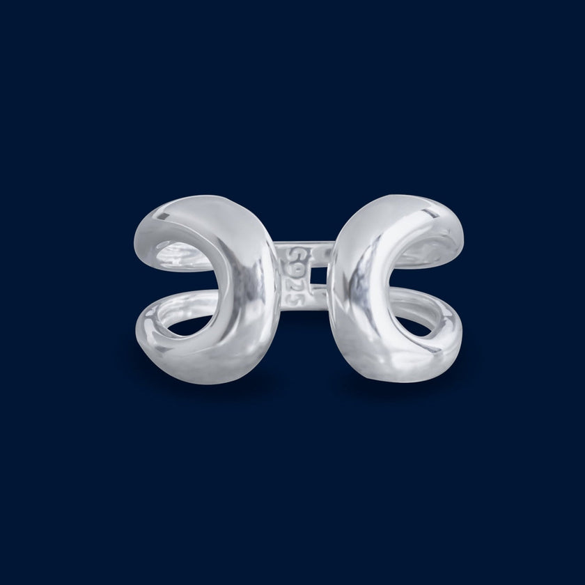 #AD229 - Anillo Ajustable Plata - IP3.9