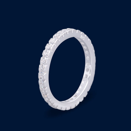 #AD260 - Anillo Churumbela Con Piedra Zirconia De Plata - B18/2.4