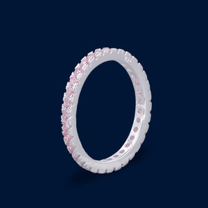 #AD260 - Anillo Churumbela Con Piedra Zirconia De Plata - MI2.4