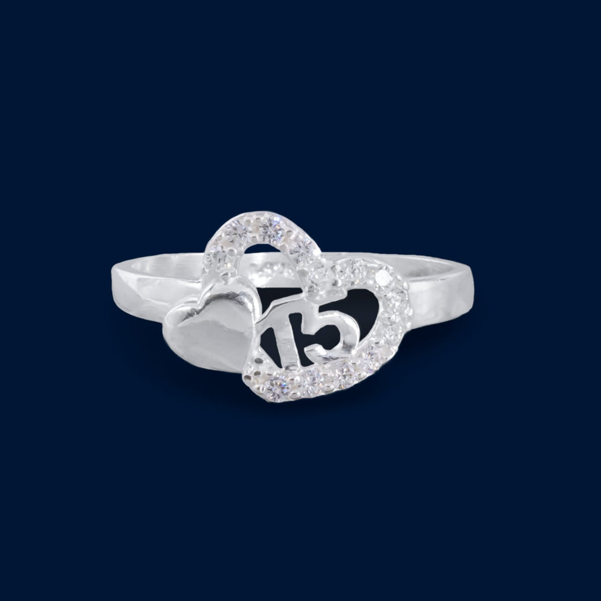 #AD363 - Anillo De Corazón De 15 Años/XV's - F2.6