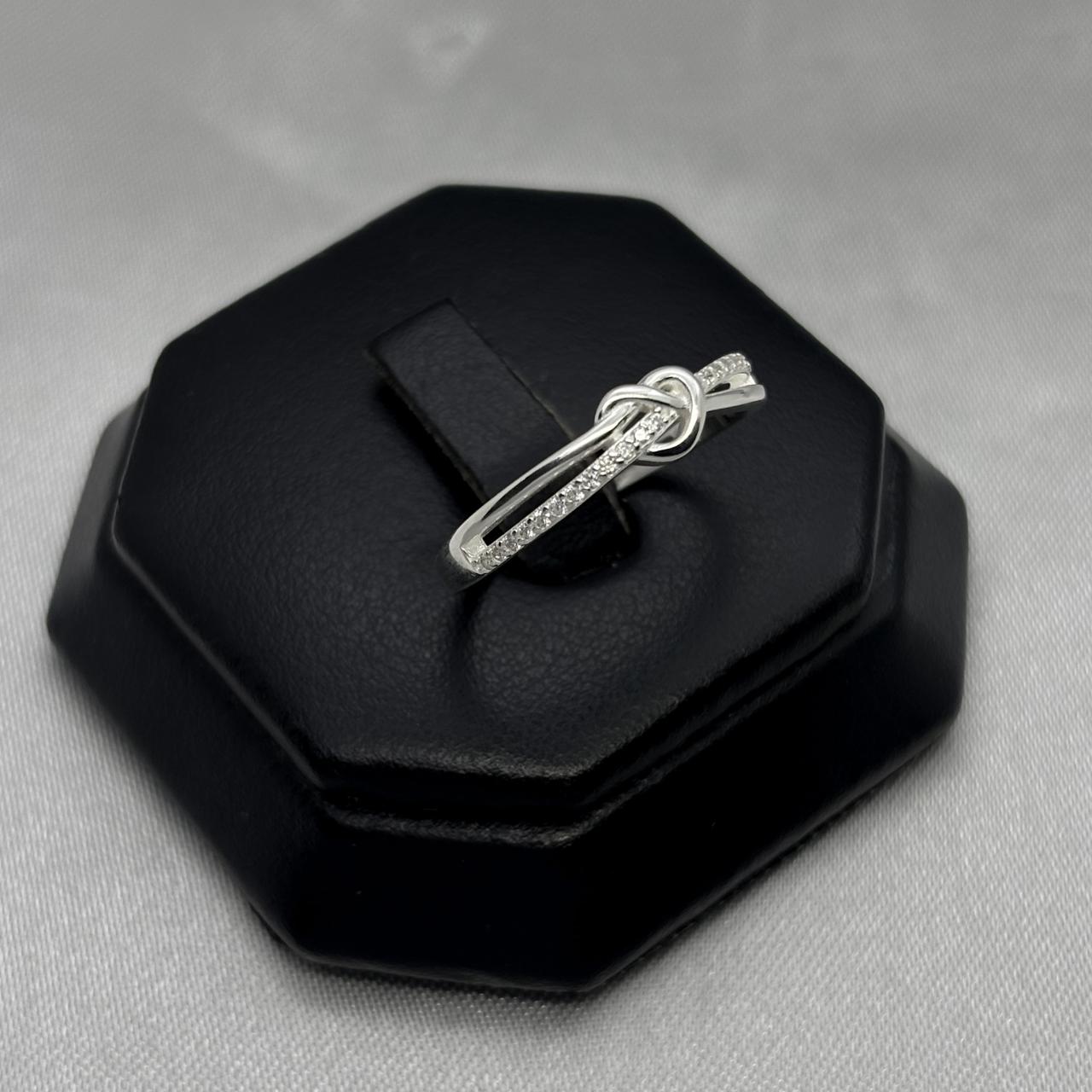 #AD427 - Anillo Corazón Con Piedra Zirconia Plata - B12/1.8