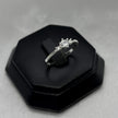 #AD431 - Anillo Solitario Piedra Zirconia Plata - B11/1.9