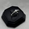 #AD431 - Anillo Solitario Piedra Zirconia Plata - B11/1.9