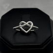 #AD433 - Anillo Corazón Infinito Plata - B11/1.2