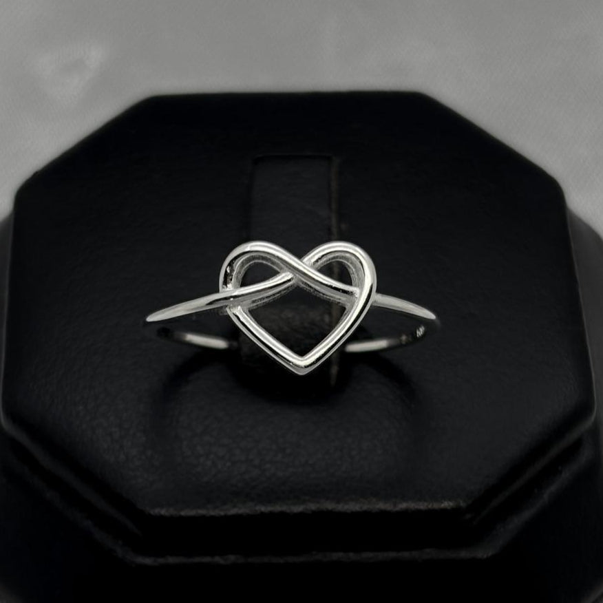 #AD433 - Anillo Corazón Infinito Plata - B11/1.2