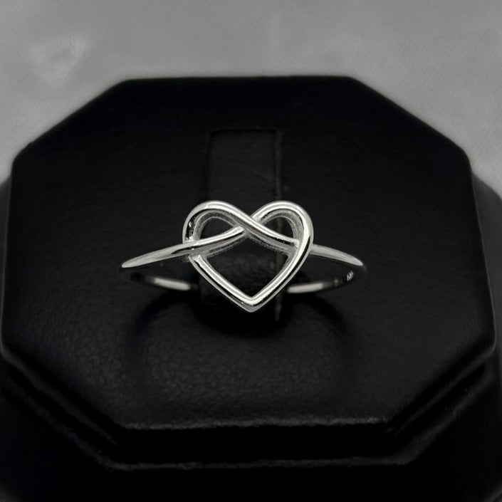 #AD433 - Anillo Corazón Infinito Plata - B11/1.2
