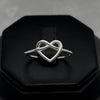 #AD433 - Anillo Corazón Infinito Plata - B11/1.2