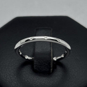 #AD435 - Anillo Con Piedra De Zirconia Plata - B11/1.8