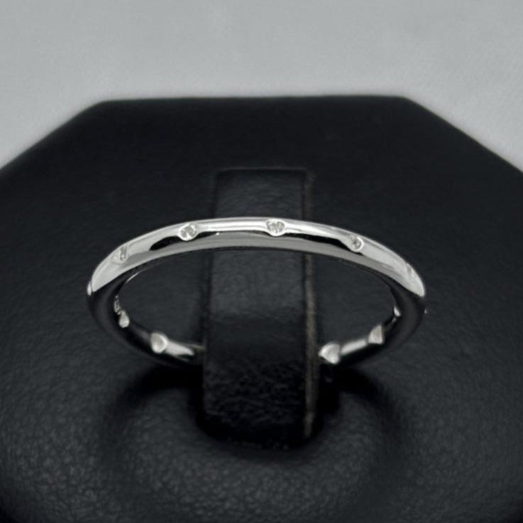 #AD435 - Anillo Con Piedra De Zirconia Plata - B11/1.8