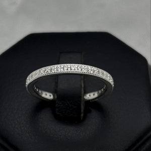 #AD436 - Anillo Churumbela Con Piedra Zirconia Plata - B12/2.2