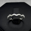 #AD437 - Anillo Ondas Plata - B12/1.2