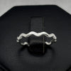 #AD437 - Anillo Ondas Plata - B12/1.2
