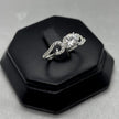 #AD446 - Anillo Solitario Piedra Zirconia Plata - B12/2.3